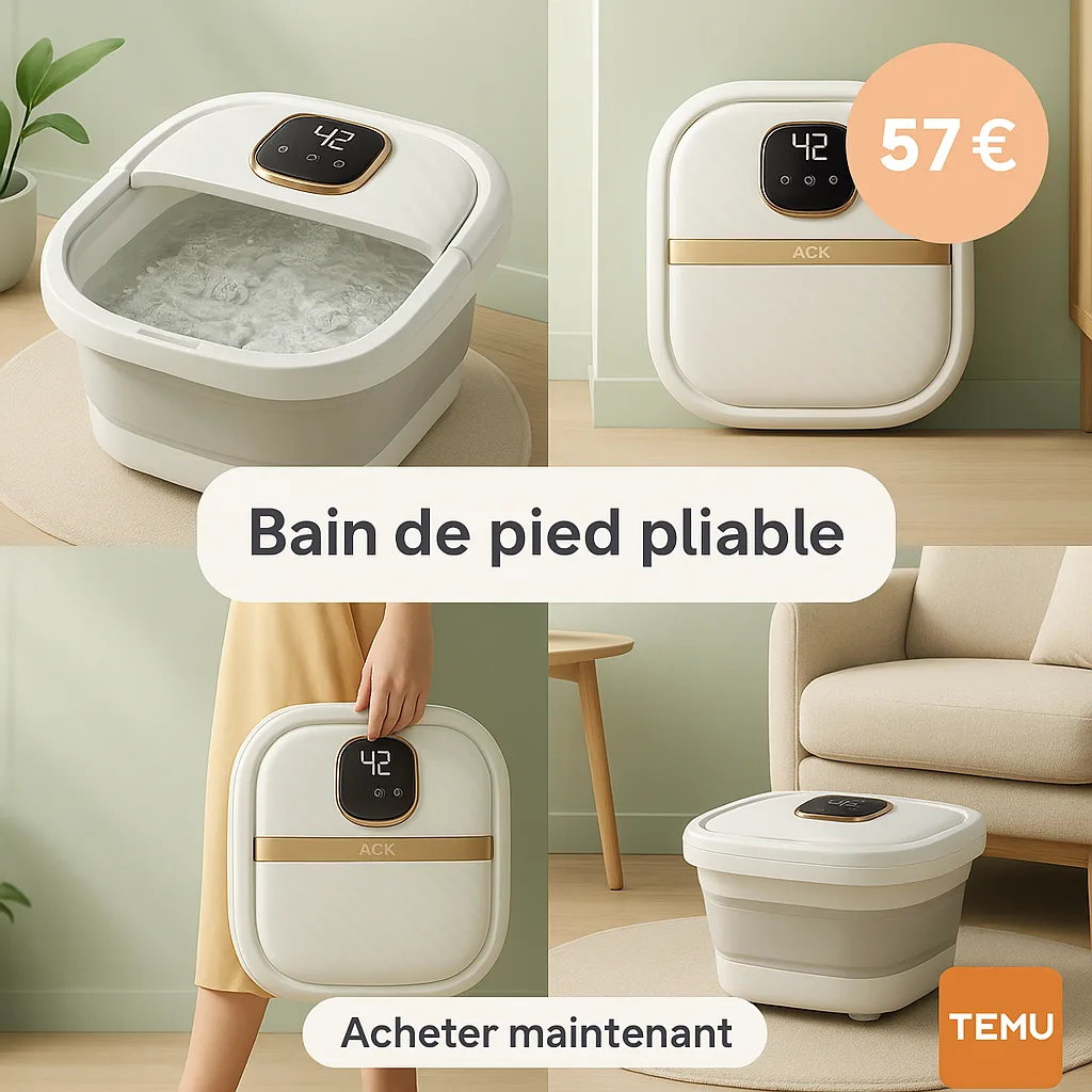 le soin complet avec un appareil nouvelle génération 3 bain pour les pieds