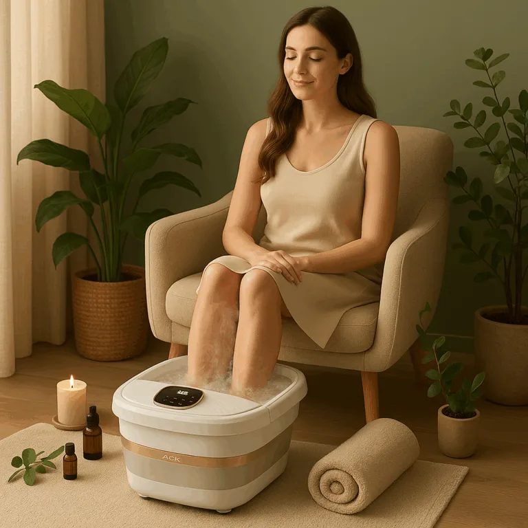 le soin complet avec un appareil nouvelle génération 16 bain de pieds hydratant