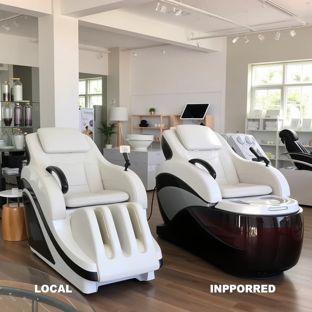 Comparaison fournisseurs locaux et importateurs au Maroc, matériels spa et hammam